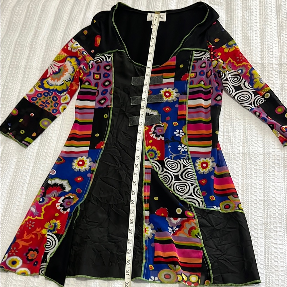 Joseph Ribkoff Multicolor Tunic Top - Picture 4 of 6